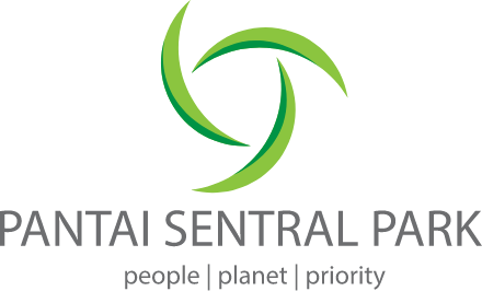 Pantai Sentral Park's logo